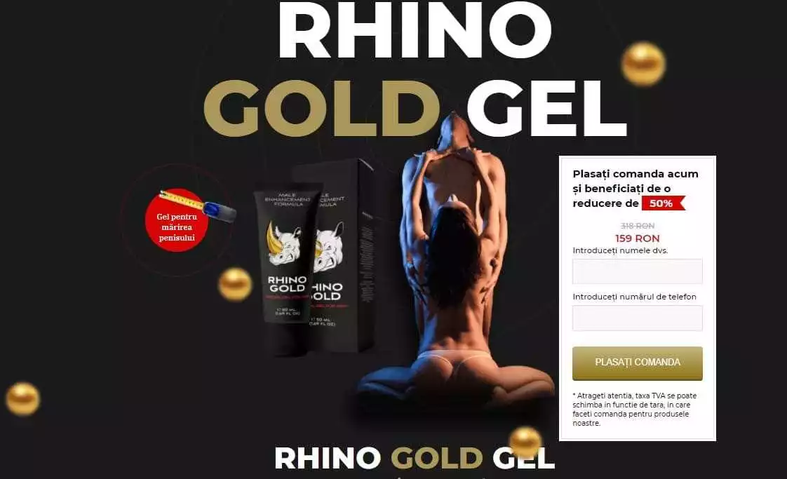 Rhino Gold Gel disponibil la o farmacie din Tulcea