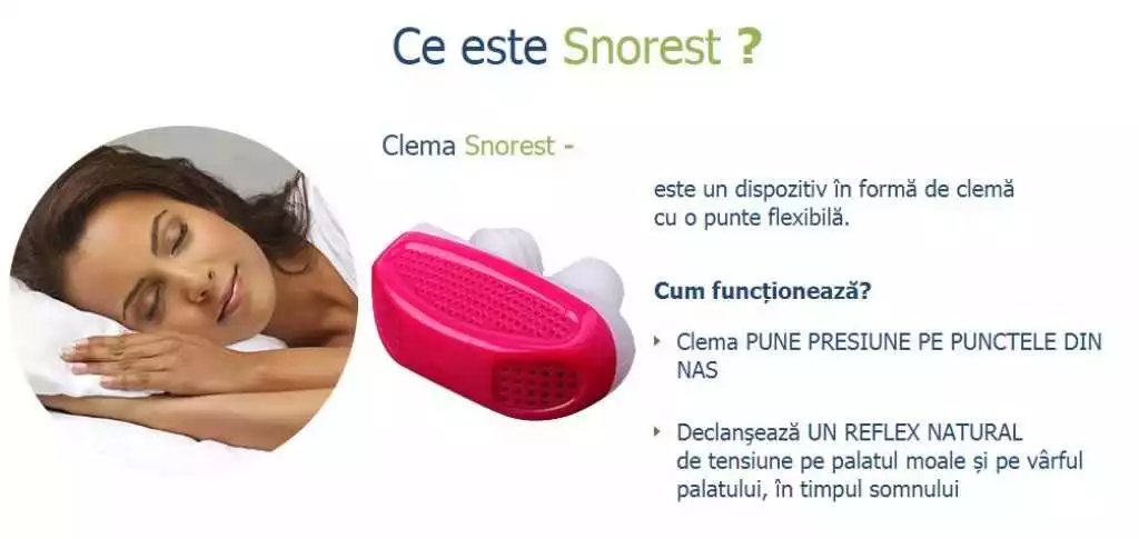 Snorest – Cel mai bun remediu împotriva sforăitului disponibil în Caransebeș
