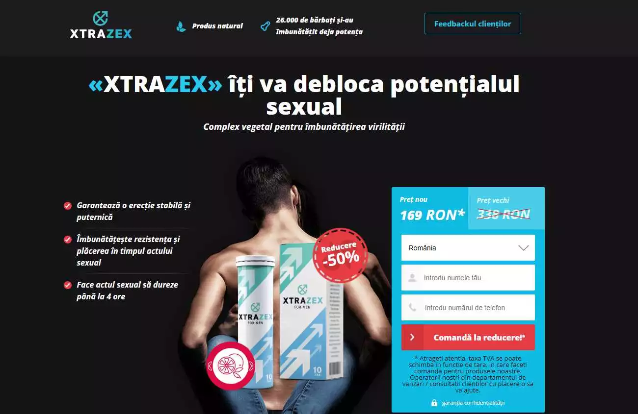 Xtrazex în România: preț, recenzii, efecte